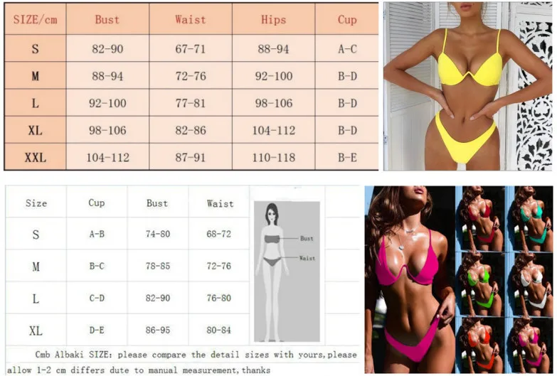Drop Shipping Sexy Push Up Unpadded Brazilian Bikini Set Women 4 Colors Bandage Bikini Set Swimsuit Triangle Swimwear Bathing
Drop Shipping Sexy Push Up Unpadded Brazilian Bikini Set Women 4 Colors Bandage Bikini Set Swimsuit Triangle Swimwear Bathing