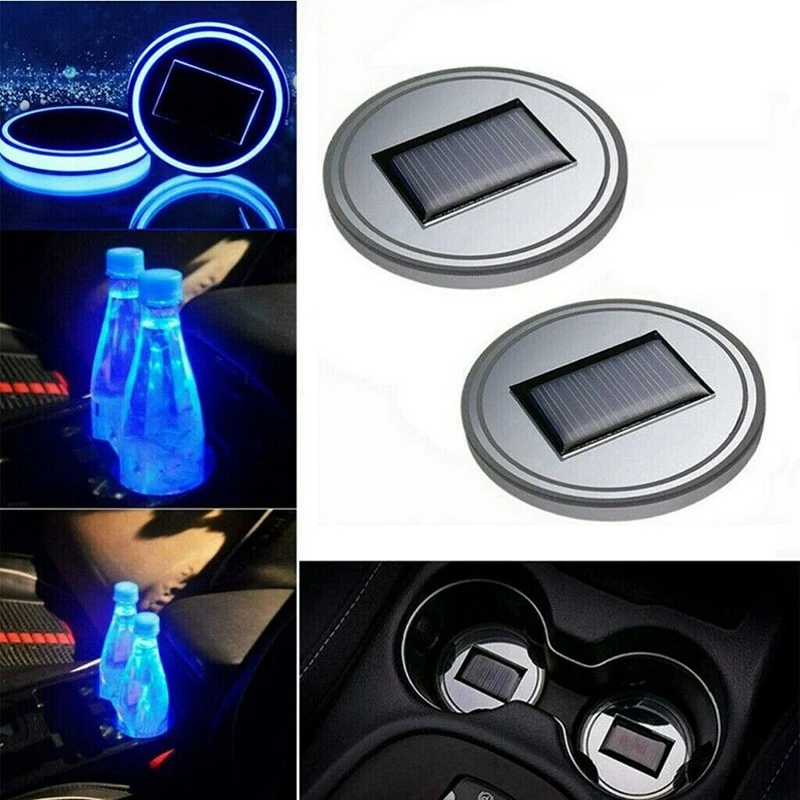 2 шт. светодиодный солнечный Кубок Pad Автомобильные аксессуары светильник крышки интерьера светильник s
2 шт. светодиодный солнечный Кубок Pad Автомобильные аксессуары светильник крышки интерьера светильник s