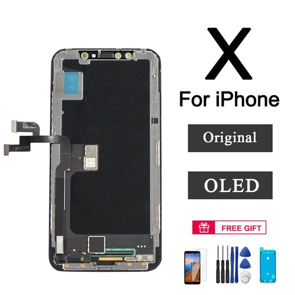 100% Новый оригинальный OLED ЖК-дисплей для IPhone X, ЖК-дисплей, экран 100%, тест хорошего 3D сенсорного экрана для IPhone 11 Xs MAX Xr, ЖК-экран, дисплей
100% Новый оригинальный OLED ЖК-дисплей для IPhone X, ЖК-дисплей, экран 100%, тест хорошего 3D сенсорного экрана для IPhone 11 Xs MAX Xr, ЖК-экран, дисплей