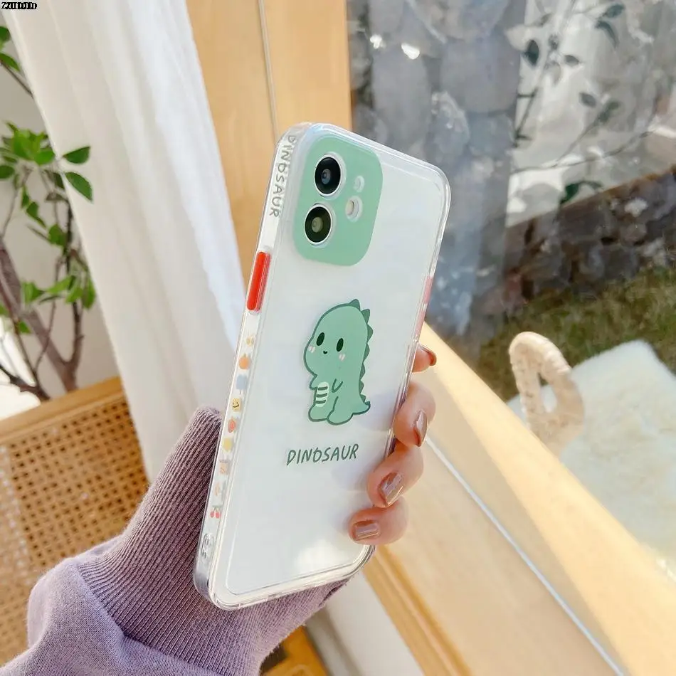 Cute Dinosaur Print Frame Phone Case For iPhone 13 12 Mini 11 Pro XS Max XR SE 2020 8 7 Plus Camera Protect Soft Clear Cover
Cute Dinosaur Print Frame Phone Case For iPhone 13 12 Mini 11 Pro XS Max XR SE 2020 8 7 Plus Camera Protect Soft Clear Cover