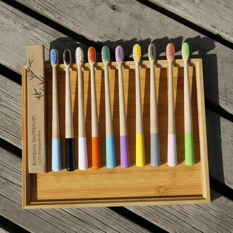 Bamboo Toothbrush 10pcs Wave Shape Soft Bristles Tooth Brushes Vegan Zero Waste Eco Friendly Products Toothbrushes Oral Hygiene
Bamboo Toothbrush 10pcs Wave Shape Soft Bristles Tooth Brushes Vegan Zero Waste Eco Friendly Products Toothbrushes Oral Hygiene