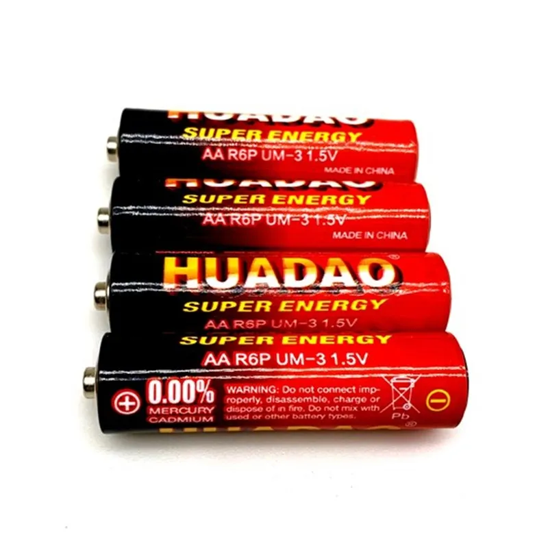 2021 new AA disposable flower island zinc carbon battery AA 1.5V battery, suitable for the whole box of mouse and remote control 
2021 new AA disposable flower island zinc carbon battery AA 1.5V battery, suitable for the whole box of mouse and remote control