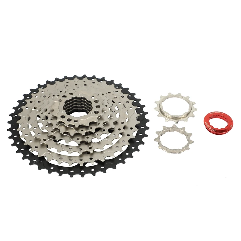 VG Sports 8 Speed 11-42T MTB Cassette Bicycle Freewheel Sprocket Cdg 8S Mountain Bike Freewheel 42T Ultralight 441G
VG Sports 8 Speed 11-42T MTB Cassette Bicycle Freewheel Sprocket Cdg 8S Mountain Bike Freewheel 42T Ultralight 441G