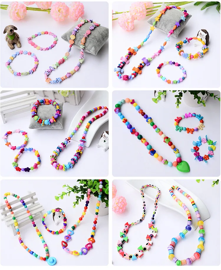Creative Children's Beaded Toy Set Girl Diy Handmade Puzzle Wear Bead Necklace Female Beaded Toy Beads Set Girl Toys Random send
Creative Children's Beaded Toy Set Girl Diy Handmade Puzzle Wear Bead Necklace Female Beaded Toy Beads Set Girl Toys Random send