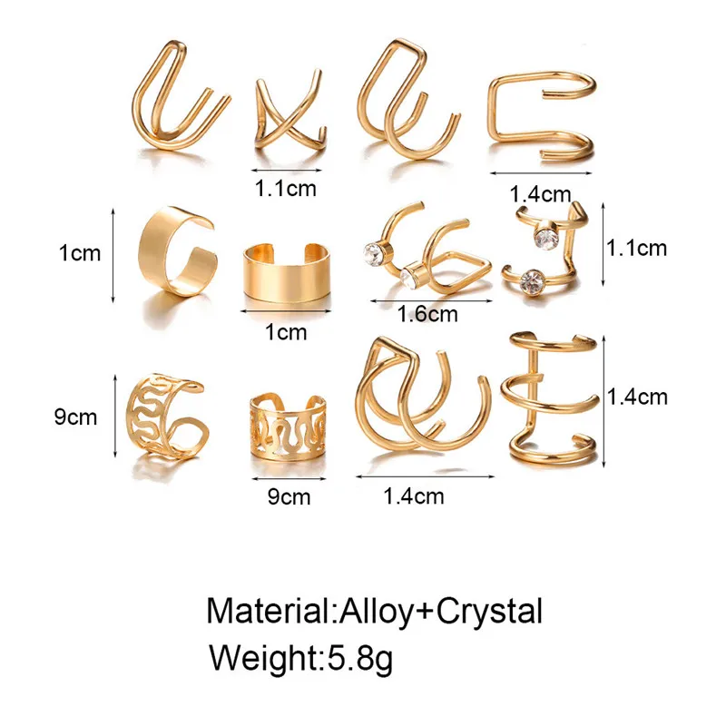2021 New Ear Cuff Gold Leaves Non-Piercing Ear Clips Fake Cartilage Earring Jewelry For Women Men Wholesale gifts
2021 New Ear Cuff Gold Leaves Non-Piercing Ear Clips Fake Cartilage Earring Jewelry For Women Men Wholesale gifts