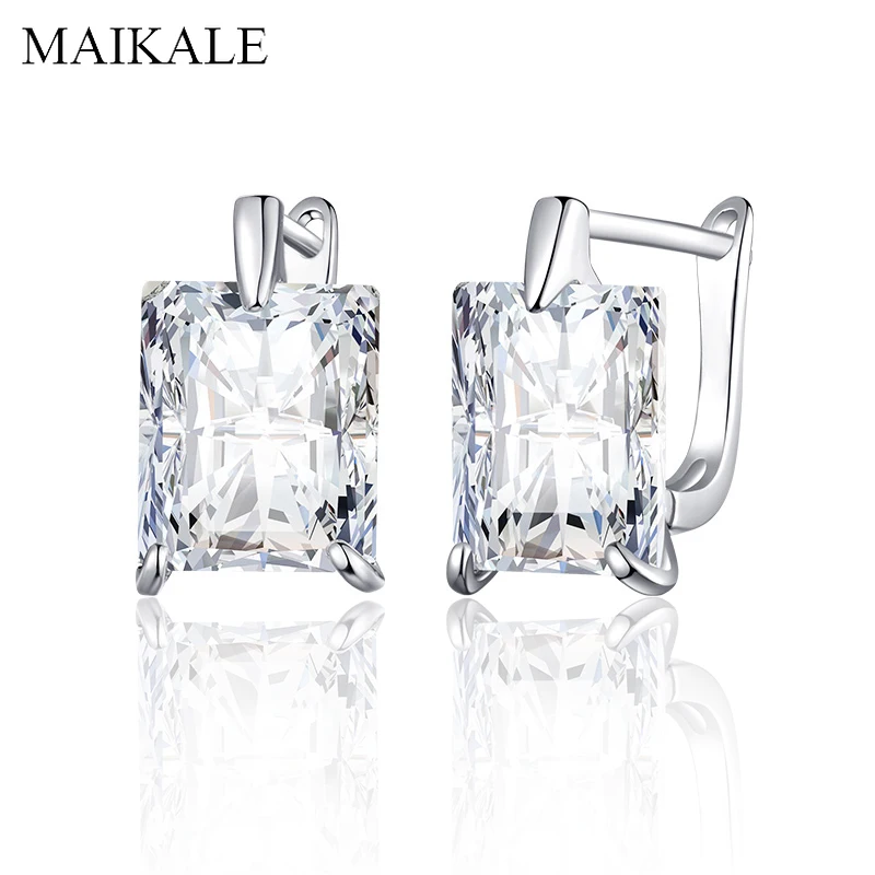 MAIKALE Spuare Stud Earrings for Women Big Simple Blue Green Earrings Zirconia CZ Ear Studs Female Jewelry Gifts Send Friend
MAIKALE Spuare Stud Earrings for Women Big Simple Blue Green Earrings Zirconia CZ Ear Studs Female Jewelry Gifts Send Friend
