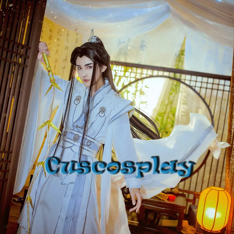 Костюм для косплея аниме Tian Guan Ci Fu Xie Lian, костюмы Er Ha Chu Wanning, белая одежда ханьфу в стиле Хэллоуина и Рождества
Костюм для косплея аниме Tian Guan Ci Fu Xie Lian, костюмы Er Ha Chu Wanning, белая одежда ханьфу в стиле Хэллоуина и Рождества