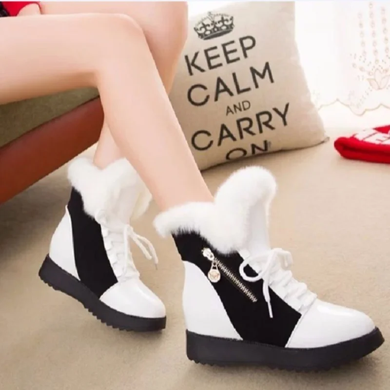 2021 Winter Warm Snow Boots Plus Velvet Female Short Tube Ankle Boots Zipper Botas De Mujer Boots New Korean Version Cotton Shoe
2021 Winter Warm Snow Boots Plus Velvet Female Short Tube Ankle Boots Zipper Botas De Mujer Boots New Korean Version Cotton Shoe