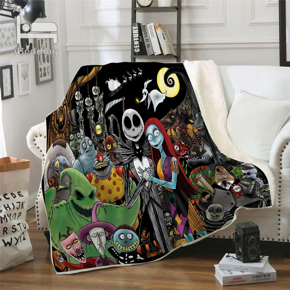 Jack Sherpa Blanket Nightmare Before Christmas Printed Premium Throw Blanket Bed Sofa Cover Blanket Kid Travel Blanket Bed Gift
Jack Sherpa Blanket Nightmare Before Christmas Printed Premium Throw Blanket Bed Sofa Cover Blanket Kid Travel Blanket Bed Gift