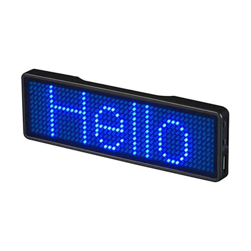 Bluetooth LED Name Badge Rechargeable Light Sign DIY Programmable Scrolling Message Board Display LED
Bluetooth LED Name Badge Rechargeable Light Sign DIY Programmable Scrolling Message Board Display LED