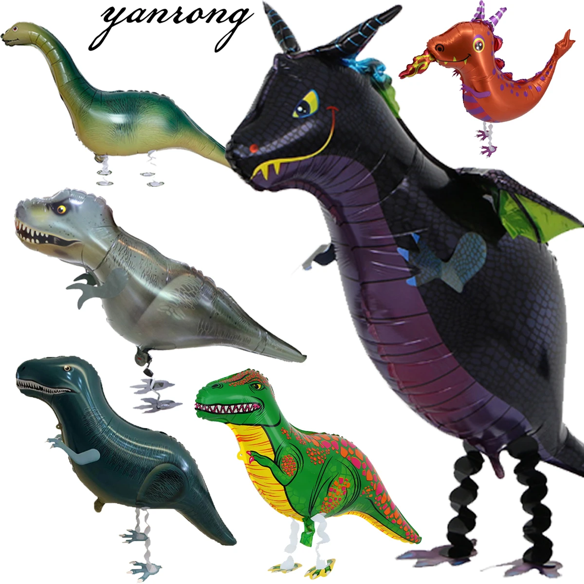 2PC 4D inosaur balloons foil standing dinosaur dragon birthday deco party boy kids toys helium globals baby shower decorations
2PC 4D inosaur balloons foil standing dinosaur dragon birthday deco party boy kids toys helium globals baby shower decorations