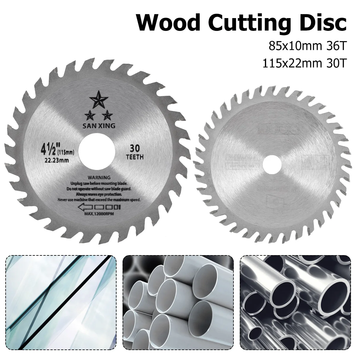 85/115mm Cutting Wheel Disc Alloy Circular Saw Blade 30/36Teeth Cut Off Disc Fast Cutting Tool Kit Rotary Power Tool Accessories
85/115mm Cutting Wheel Disc Alloy Circular Saw Blade 30/36Teeth Cut Off Disc Fast Cutting Tool Kit Rotary Power Tool Accessories