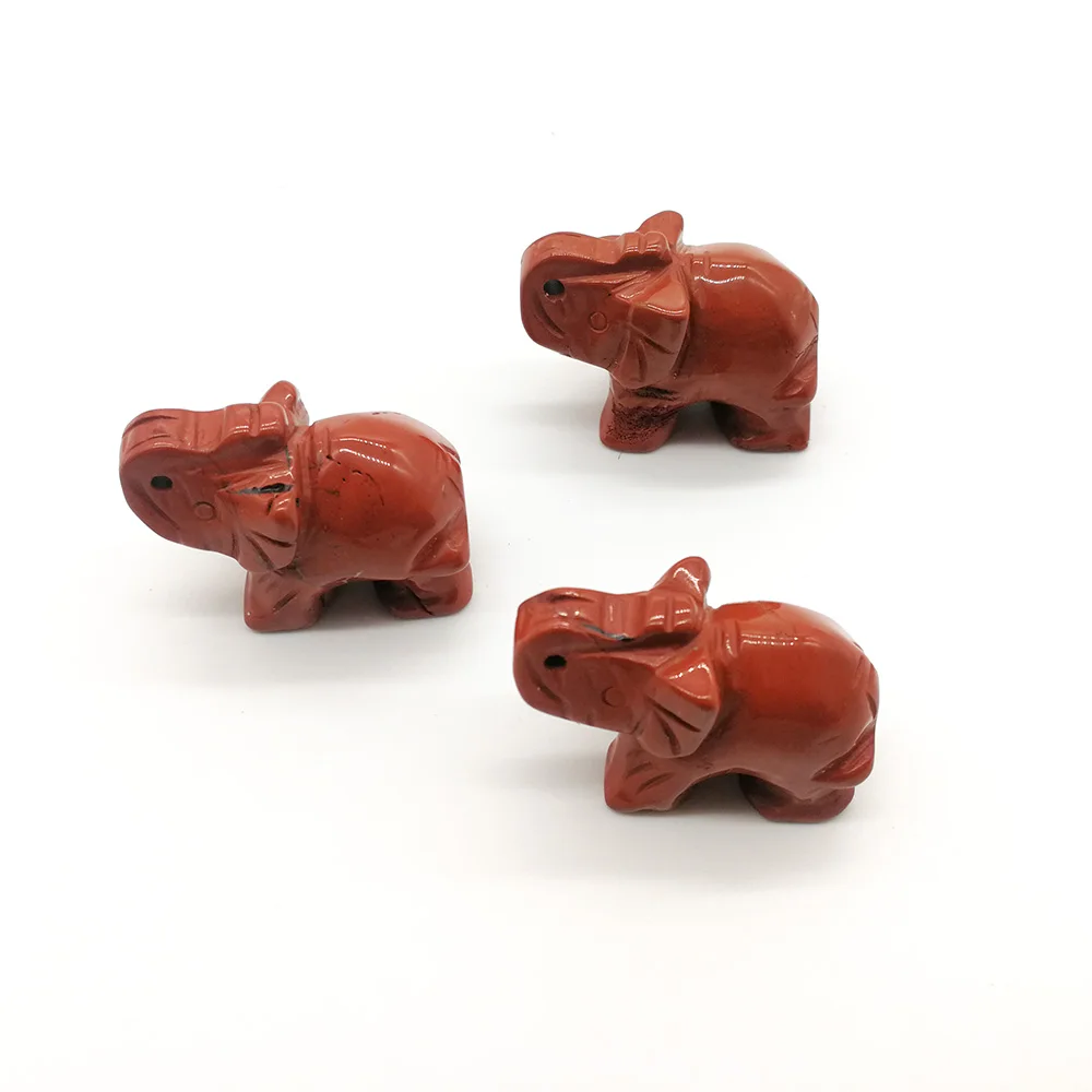 1.5 Inch Natural Gemstones Red Jasper Elephant Figurine Carved Craft Mini Animals StonesCrystals Statues ForKids Room Decor
1.5 Inch Natural Gemstones Red Jasper Elephant Figurine Carved Craft Mini Animals StonesCrystals Statues ForKids Room Decor