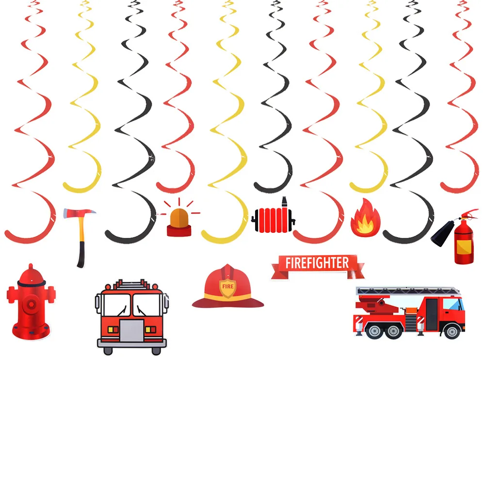 Fire Truck Birthday Party Decoration Pack Fireman Firefighter Bday Party Banner Balloon Decor Set
Fire Truck Birthday Party Decoration Pack Fireman Firefighter Bday Party Banner Balloon Decor Set