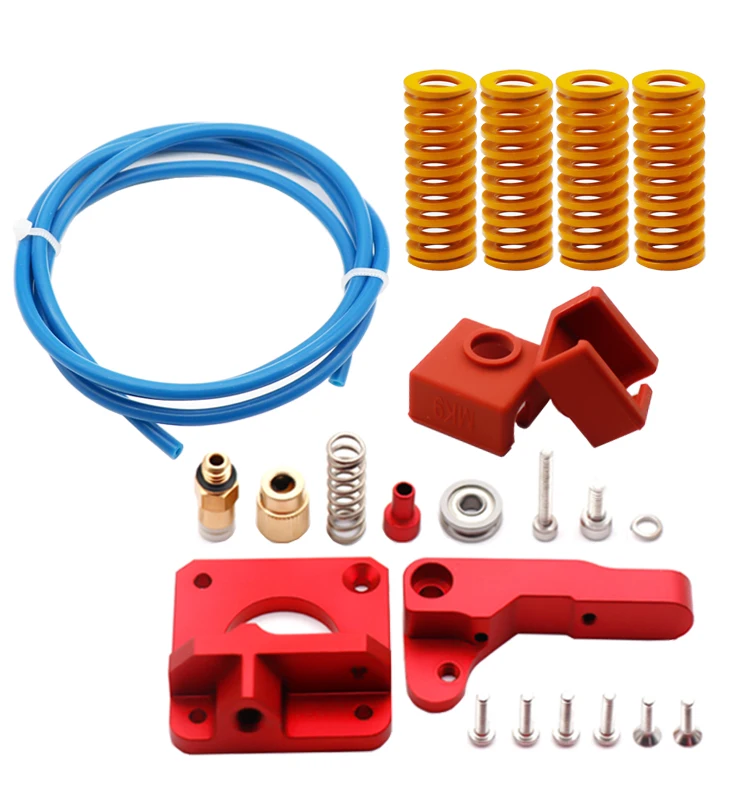 3D Printer Upgraded Long-Distance Remote Metal MK8 Extruder+Leveling Spring+PETG Tube+MK8 Silicone Case Kit For Ender 3 CR10
3D Printer Upgraded Long-Distance Remote Metal MK8 Extruder+Leveling Spring+PETG Tube+MK8 Silicone Case Kit For Ender 3 CR10