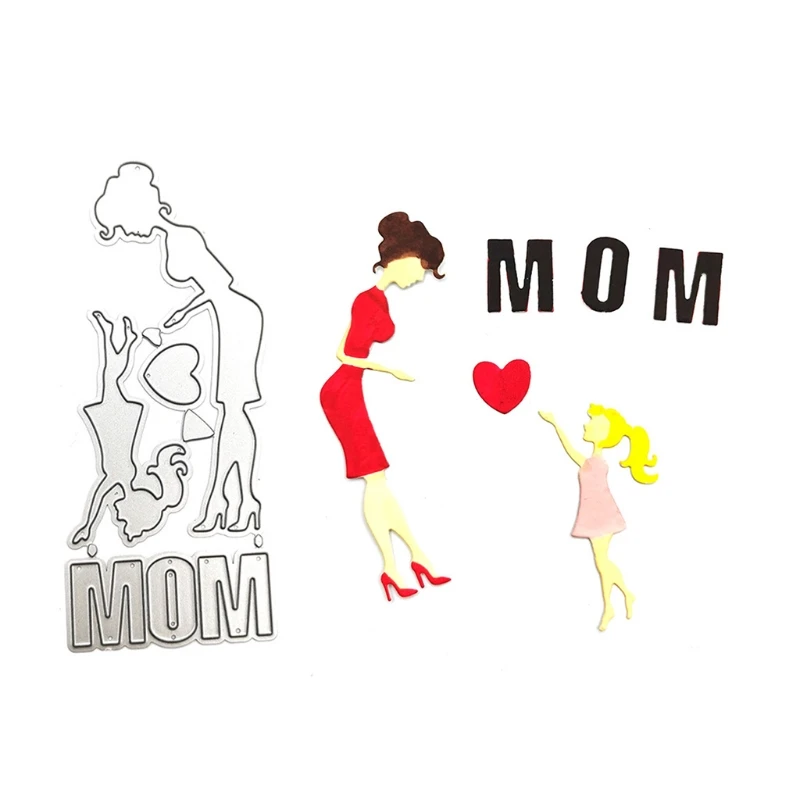 Mother Daughter Metal Cutting Dies Stencil Scrapbooking DIY Album Stamp Paper Card Mold Embossing Decoration Craft
Mother Daughter Metal Cutting Dies Stencil Scrapbooking DIY Album Stamp Paper Card Mold Embossing Decoration Craft