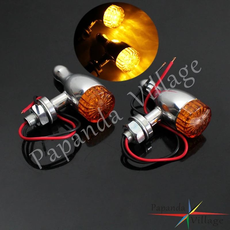 Universal LED Turn Signal Light Motorcycle Custom Turn Signals Motorbike Turn Indicators Blinkers Flashers w/ 10mm Mounting Bolt
Universal LED Turn Signal Light Motorcycle Custom Turn Signals Motorbike Turn Indicators Blinkers Flashers w/ 10mm Mounting Bolt