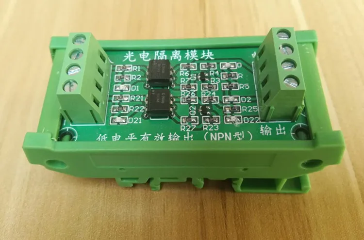High speed optocoupler isolation board module PLC signal level voltage conversion board / input 3.3-24 V / output 3.3-24 V
High speed optocoupler isolation board module PLC signal level voltage conversion board / input 3.3-24 V / output 3.3-24 V