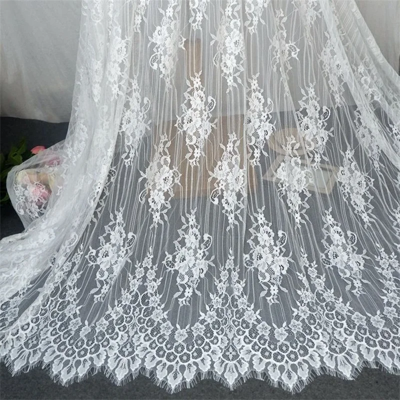 1.5Meter Wide 3Meters Length Thin Lace Fabric Flower Embroidered Half Skirt Sewing Cloth V2273
1.5Meter Wide 3Meters Length Thin Lace Fabric Flower Embroidered Half Skirt Sewing Cloth V2273