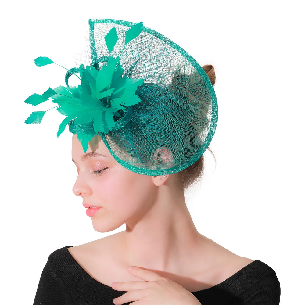 Sinamay Hair Hoops Fascinator Veils Hat Hair Clips Fancy Party Cocktail Mesh Hairbands Fashion Women Ladies Wedding Headwear
Sinamay Hair Hoops Fascinator Veils Hat Hair Clips Fancy Party Cocktail Mesh Hairbands Fashion Women Ladies Wedding Headwear
