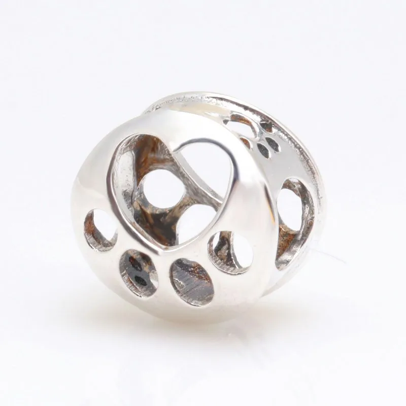 100% 925 Sterling Silver Bead New Hollow And Cute Claw Footprints Beads Fit Pandora Women Bracelet & Necklace Diy Jewelry
100% 925 Sterling Silver Bead New Hollow And Cute Claw Footprints Beads Fit Pandora Women Bracelet & Necklace Diy Jewelry