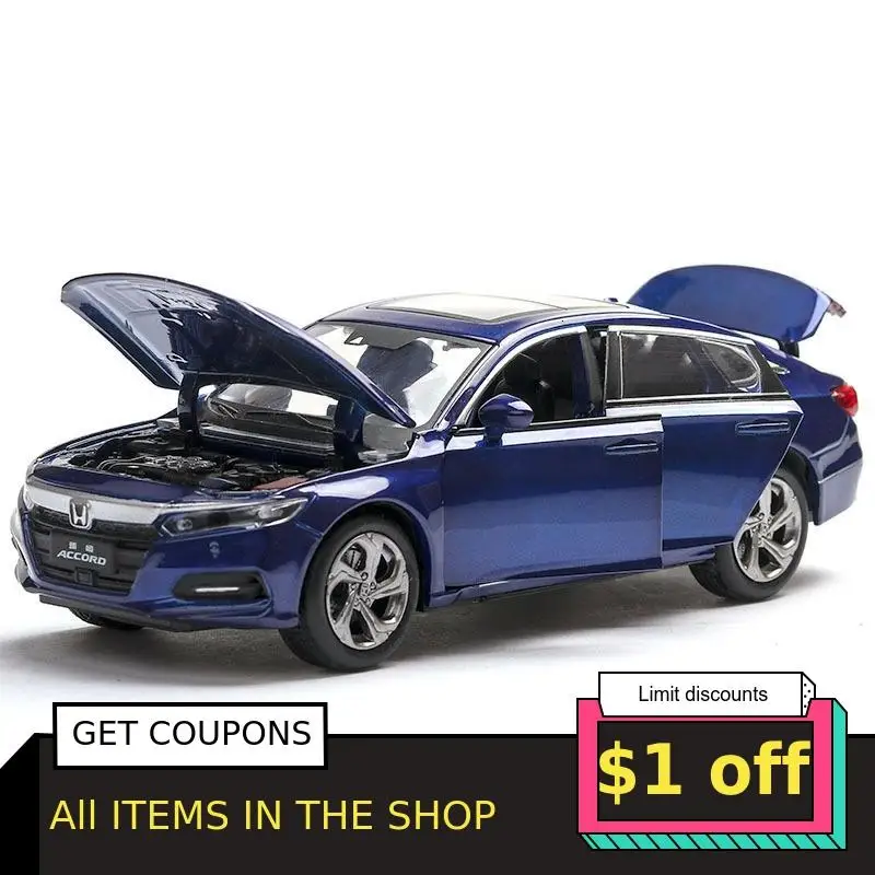 1/32 десятое поколение Handa Accord литая под давлением модель автомобиля 6 дверей