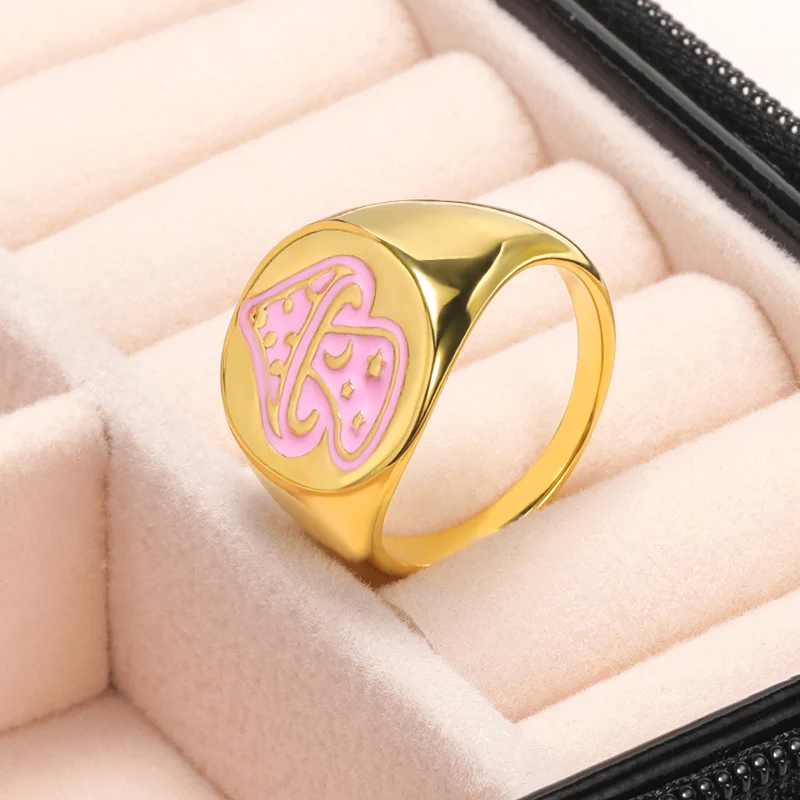 Mushroom Knuckle Rings For Women Girls Enamel Dripping Oil Mushroom Ring Gold Silver Color Copper Bands Finger Jewelry Gifts
Mushroom Knuckle Rings For Women Girls Enamel Dripping Oil Mushroom Ring Gold Silver Color Copper Bands Finger Jewelry Gifts