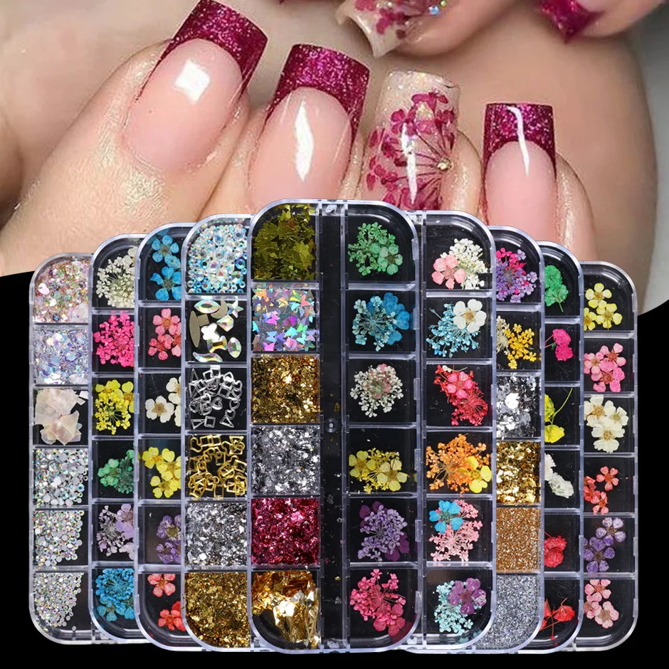 Nail Art Dried Flower Nail Sequins Hot Nail Jewelry Immortal Flower Size Dried Flower Rhinestones Mixed Nail Supplies Nails
Nail Art Dried Flower Nail Sequins Hot Nail Jewelry Immortal Flower Size Dried Flower Rhinestones Mixed Nail Supplies Nails
