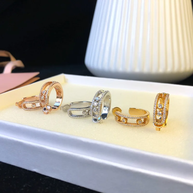 Women's exquisite earrings 925 sterling silver Messika full diamond sliding fashion women's earrings, exquisite gifts 
Women's exquisite earrings 925 sterling silver Messika full diamond sliding fashion women's earrings, exquisite gifts