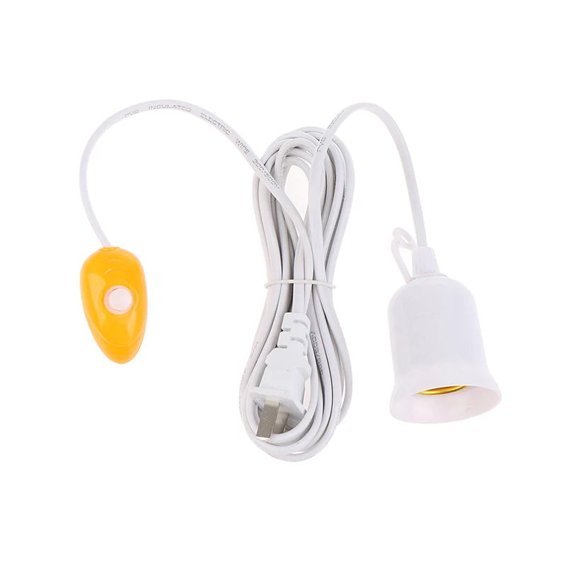 Цоколи лампы E27 с шнуром питания 4 м для адаптера вилки ЕС
Цоколи лампы E27 с шнуром питания 4 м для адаптера вилки ЕС