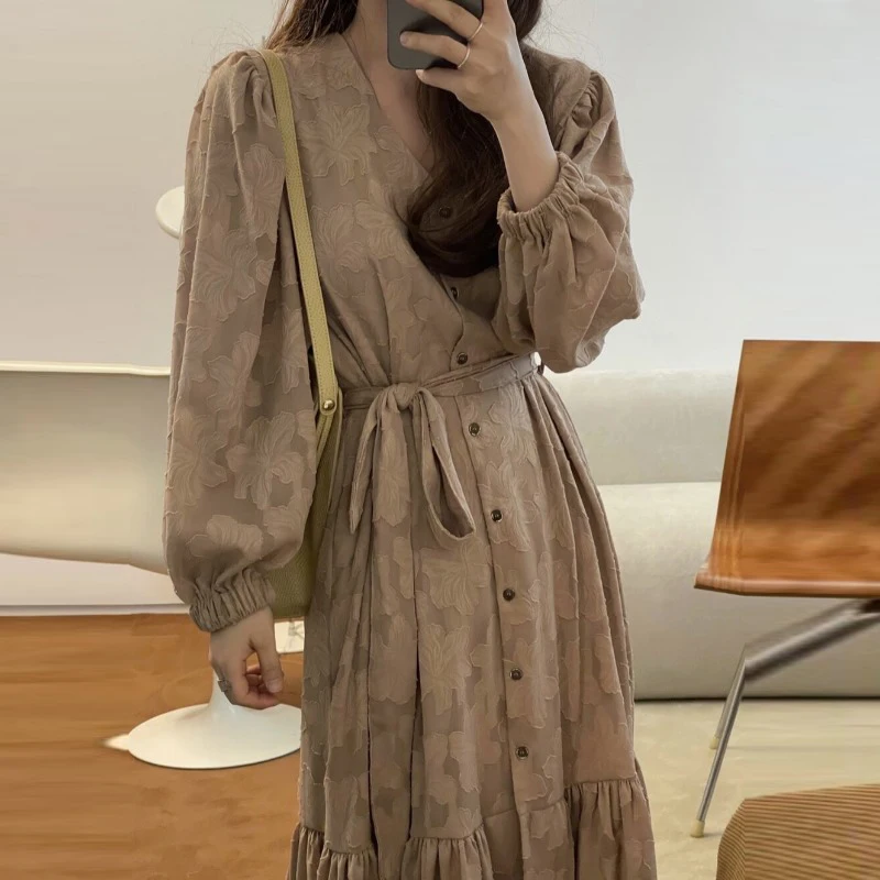 Autumn High Waist Spring Vintage Long Sleeve Luxury Elegant Party Woman Dresses A-Line 2022 Maxi Dress for Women Vestidos Mujer
Autumn High Waist Spring Vintage Long Sleeve Luxury Elegant Party Woman Dresses A-Line 2022 Maxi Dress for Women Vestidos Mujer