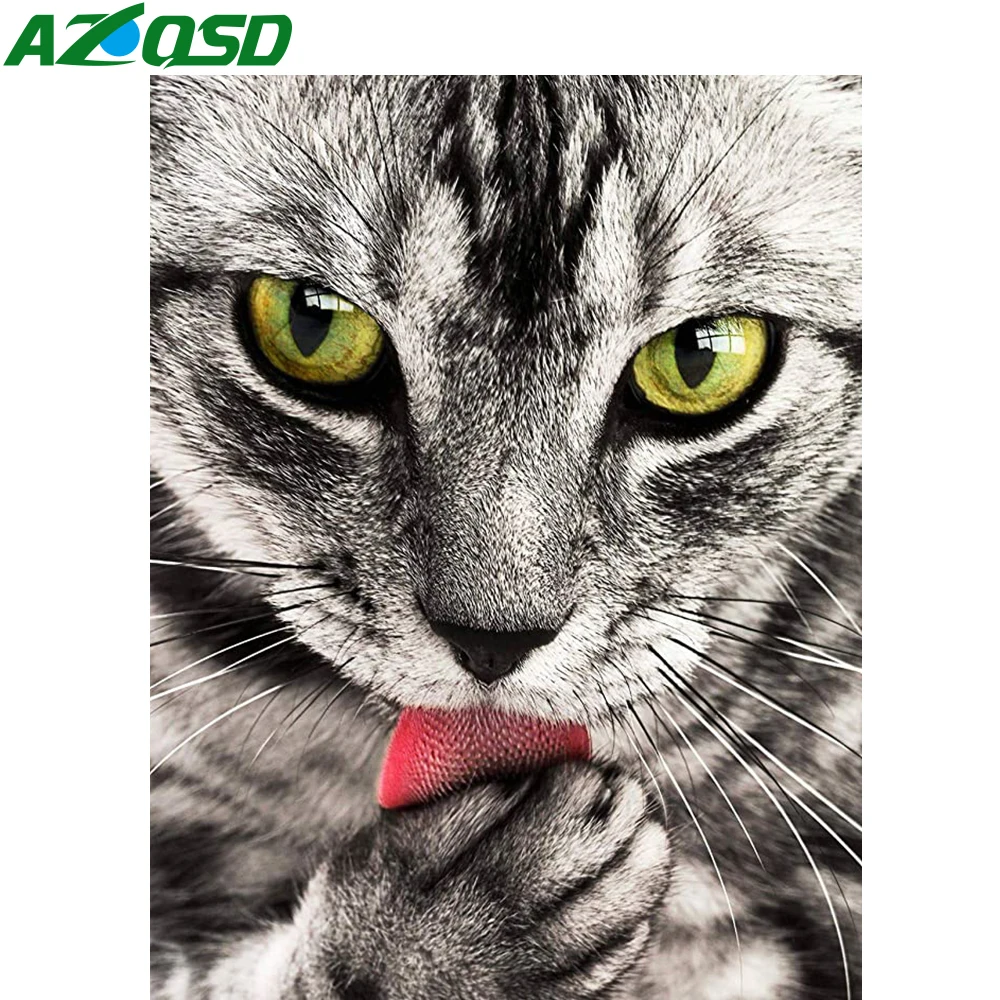 AZQSD 5D алмазная Картина Кот тигр вышивка крестиком Стразы Алмазная вышивка животное мозаичное ремесло украшение для дома подарок
AZQSD 5D алмазная Картина Кот тигр вышивка крестиком Стразы Алмазная вышивка животное мозаичное ремесло украшение для дома подарок