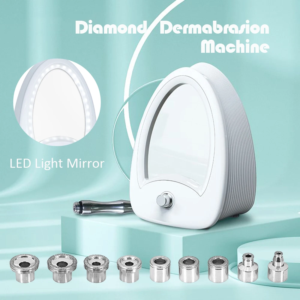 Diamond Microdermabrasion Facial Peel Scrub Machine Face Exfoliator Light Mirror Vacuum Blackhead Remove Skin Rejuvenation Renew
Diamond Microdermabrasion Facial Peel Scrub Machine Face Exfoliator Light Mirror Vacuum Blackhead Remove Skin Rejuvenation Renew