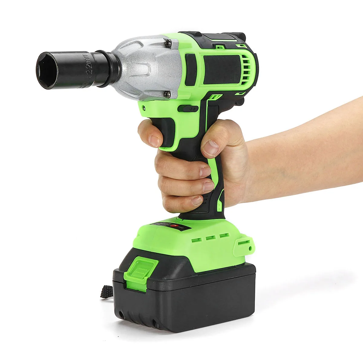98VF Electric Impact Wrench Brushless Wrench Socket 1/2pcs Li-ion Battery Hand Drill Installation Power Tools + Storage Box
98VF Electric Impact Wrench Brushless Wrench Socket 1/2pcs Li-ion Battery Hand Drill Installation Power Tools + Storage Box