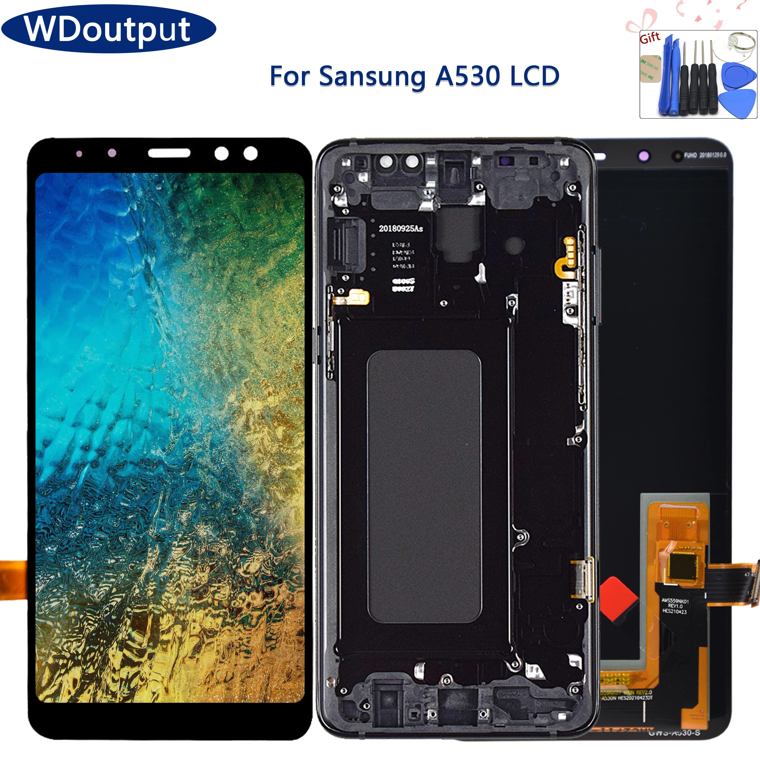 5.6'' AMOLED Screen With Frame For Samsung Galaxy A8 2018 A530 Lcd Display Touch Screen Digitizer Assembly Parts For Samsung
5.6'' AMOLED Screen With Frame For Samsung Galaxy A8 2018 A530 Lcd Display Touch Screen Digitizer Assembly Parts For Samsung