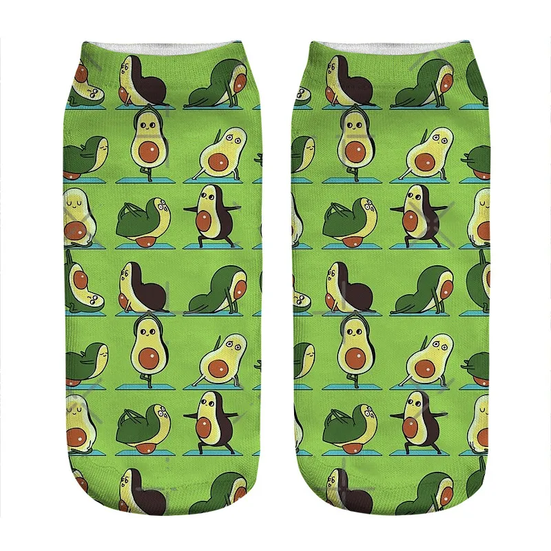 Women's socks kawaii green Avocado Yoga pattern Printed Socks Woman harajuku Happy Funny Novelty cute girl gift Socks for women
Women's socks kawaii green Avocado Yoga pattern Printed Socks Woman harajuku Happy Funny Novelty cute girl gift Socks for women