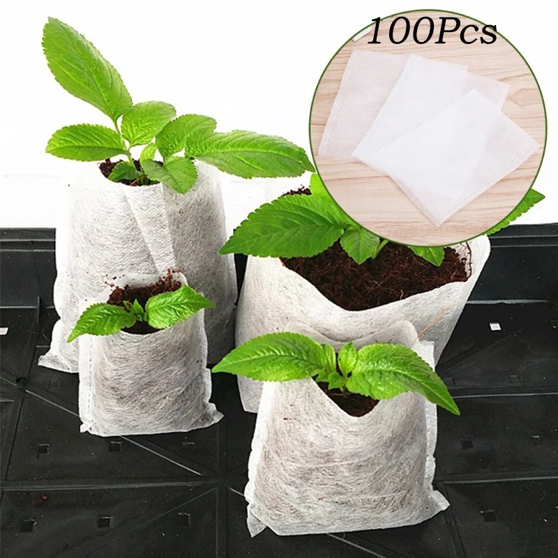 Biodegradable Nonwoven Fabric Nursery Plant Grow Bags Seedling Growing Planter Planting Pots Garden Eco-Friendly Ventilate Bag
Biodegradable Nonwoven Fabric Nursery Plant Grow Bags Seedling Growing Planter Planting Pots Garden Eco-Friendly Ventilate Bag