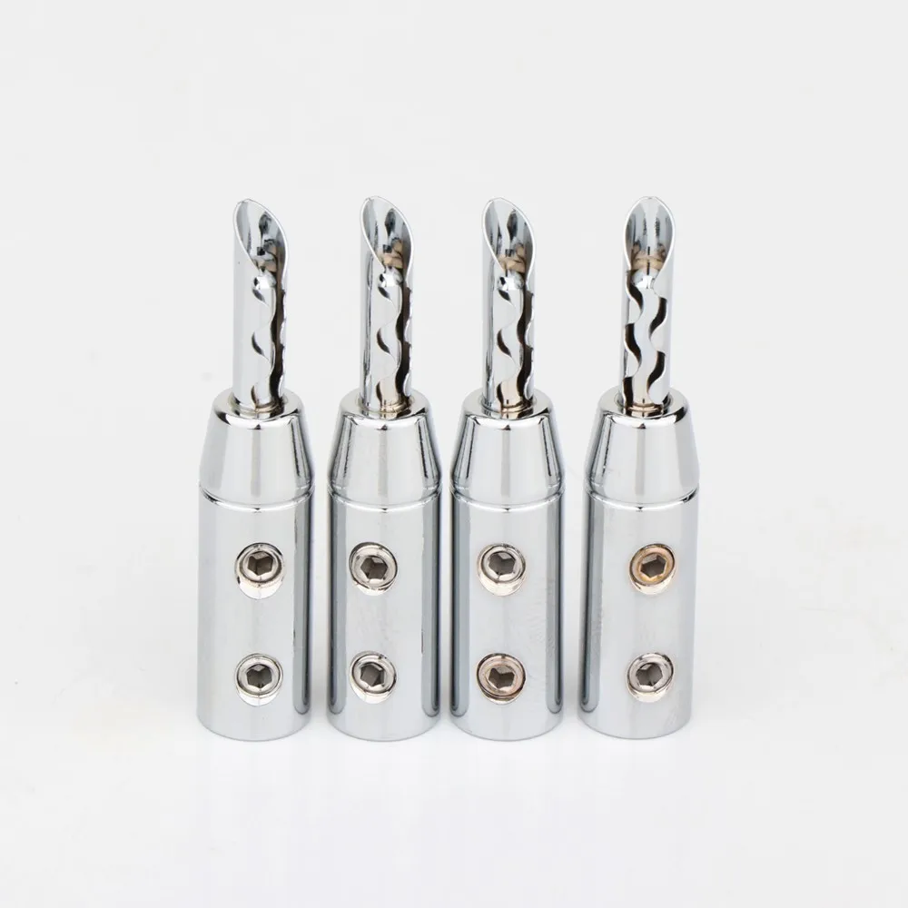 Preffair 8Pieces BA1417R Z Plugs Set Of 8 Rhodium Plated Speaker Banana Plugs Speaker Cable Banana Terminal Connector AMP Plug
Preffair 8Pieces BA1417R Z Plugs Set Of 8 Rhodium Plated Speaker Banana Plugs Speaker Cable Banana Terminal Connector AMP Plug