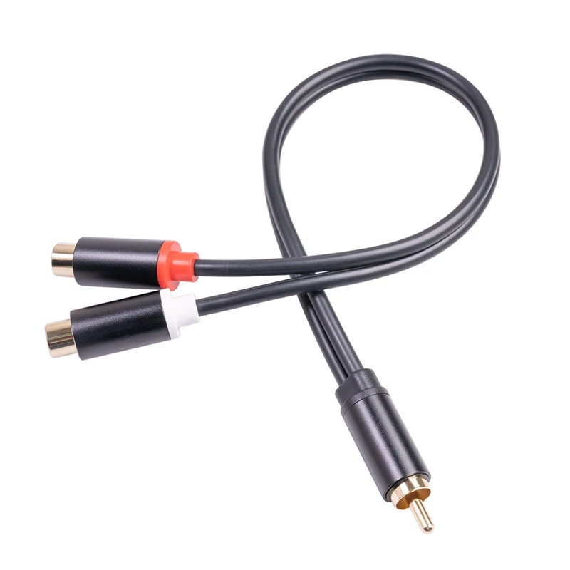 RCA Male to Dual 2 RCA Female Adapter,Stereo Splitter Y Audio Cable,Y Splitter Connectors Extension Cord
RCA Male to Dual 2 RCA Female Adapter,Stereo Splitter Y Audio Cable,Y Splitter Connectors Extension Cord