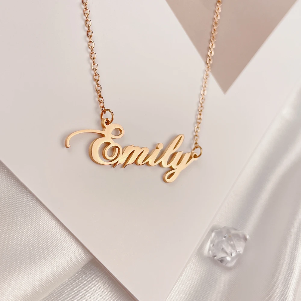 Ожерелье с именем на заказ из нержавеющей стали
Ожерелье с именем на заказ из нержавеющей стали