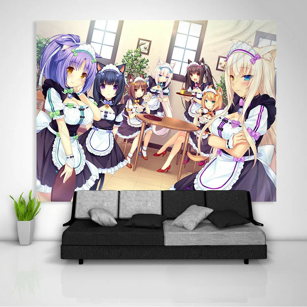 Nekopara Anime Tapestry Wall Decor Blankets Poster Kawaii Chocola Vanilla Girl Hanging Art Print Tapestries Background Cloth
Nekopara Anime Tapestry Wall Decor Blankets Poster Kawaii Chocola Vanilla Girl Hanging Art Print Tapestries Background Cloth