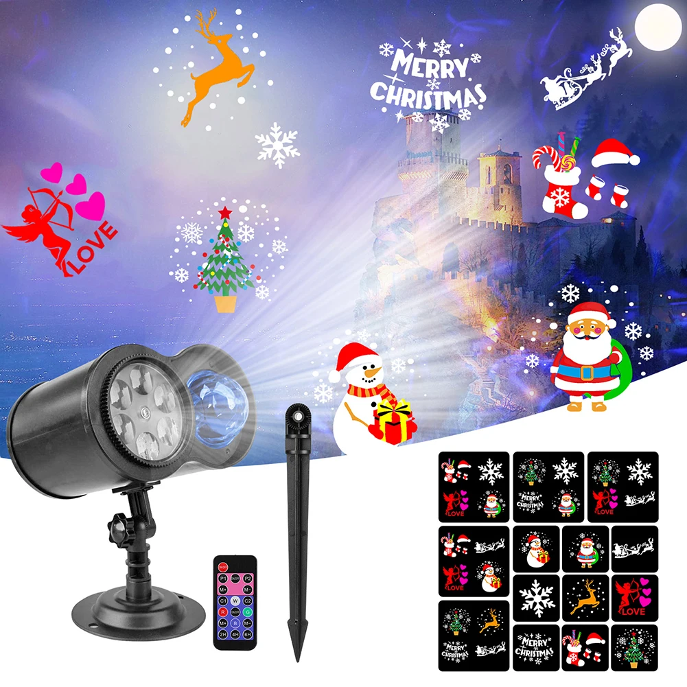Waterproof Garden Lawn Stage Effect Light Star Sky Snowflake Projection Lamp Laser Projector Home Party Decoration LED Lights
Waterproof Garden Lawn Stage Effect Light Star Sky Snowflake Projection Lamp Laser Projector Home Party Decoration LED Lights