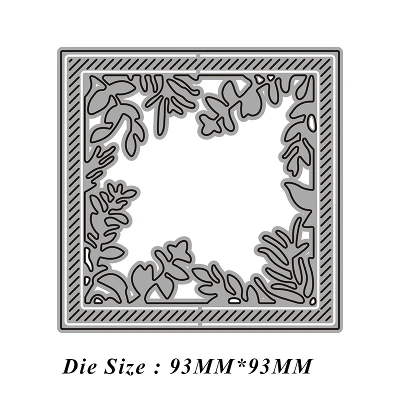 Leaves Border Square Frame 2021 Metal Cutting Dies Cut Die Mold Card Scrapbooking Paper Craft Knife Mould Blade Punch Stencils
Leaves Border Square Frame 2021 Metal Cutting Dies Cut Die Mold Card Scrapbooking Paper Craft Knife Mould Blade Punch Stencils