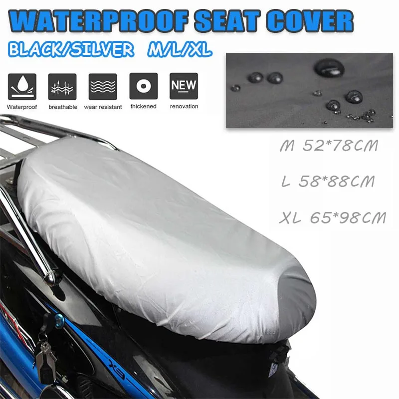 Motorcycle Scooter Seat Cover Waterproof Snow Cover Sunshade Anti Dust UV Rain Cushion Mat Oxford Cloth M/L/XL
Motorcycle Scooter Seat Cover Waterproof Snow Cover Sunshade Anti Dust UV Rain Cushion Mat Oxford Cloth M/L/XL