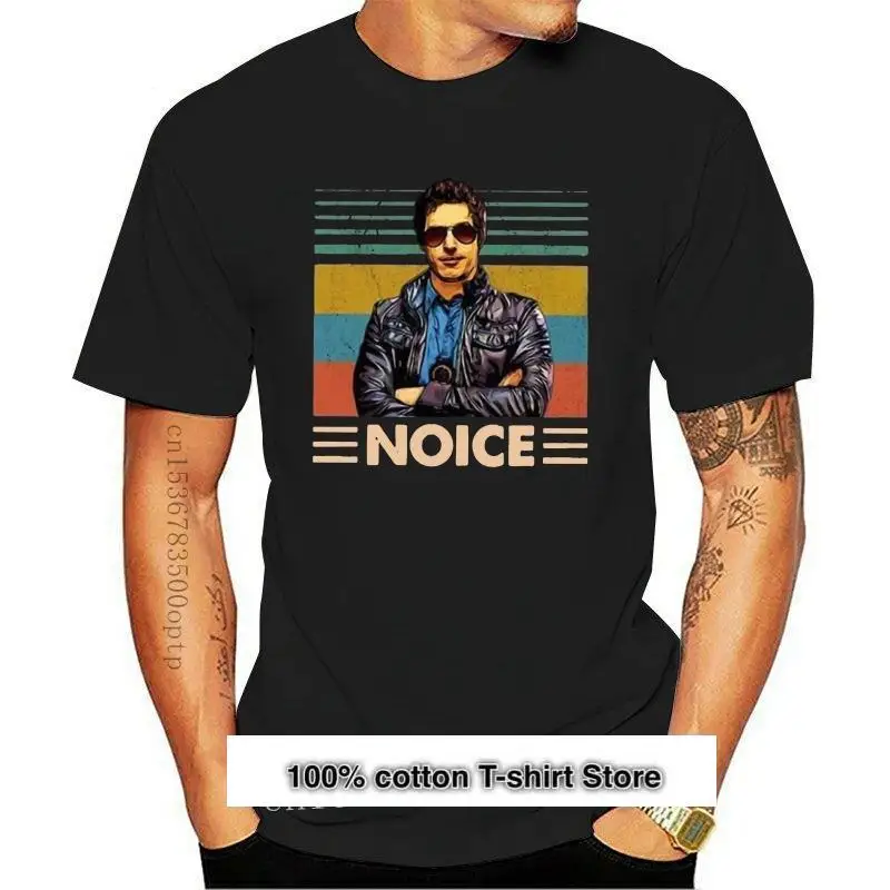 Camiseta de Jack Peralta Brooklyn 99 Noice para hombre, camisa negra de algodón, S-3Xl, estilo redondo, nueva
Camiseta de Jack Peralta Brooklyn 99 Noice para hombre, camisa negra de algodón, S-3Xl, estilo redondo, nueva