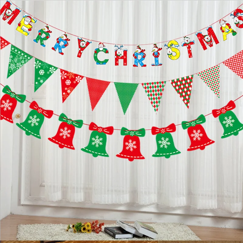 Christmas Pull Flag New Year Home Party English Alphabet Ornaments Santa Claus Elk Triangular Flag Hanging Pendant Decoration
Christmas Pull Flag New Year Home Party English Alphabet Ornaments Santa Claus Elk Triangular Flag Hanging Pendant Decoration