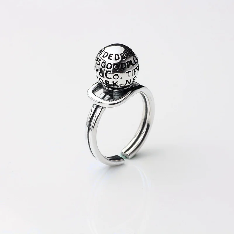 new s925 pure silver restoring ancient ways is han edition style English letters ball ball ring women can turn
new s925 pure silver restoring ancient ways is han edition style English letters ball ball ring women can turn