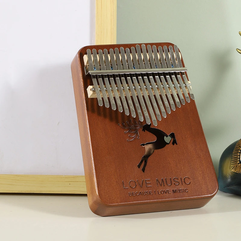 17 Tones Pine Carimba Thumb Piano Musical Toys For Children Beginners 
17 Tones Pine Carimba Thumb Piano Musical Toys For Children Beginners