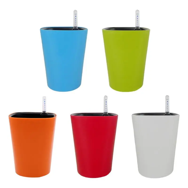 PP Self Watering Planters Flower Pots Indoor with Water Level Indicators Garden Modern Decorative Planter Pot
PP Self Watering Planters Flower Pots Indoor with Water Level Indicators Garden Modern Decorative Planter Pot
