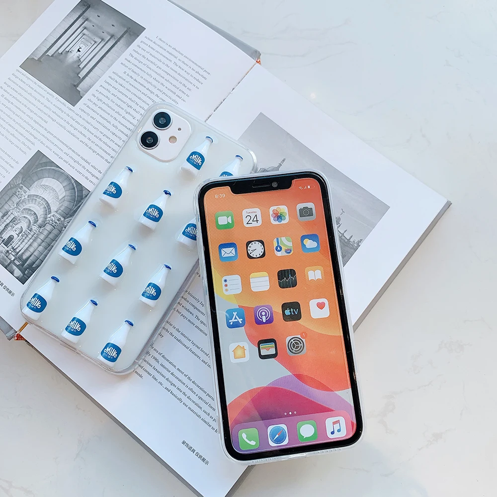3D Cute Milk Bottle Phone Case for Iphone 12 Mini 11 Pro 11Pro XS Max X XR 8 7 Plus 7Plus 8Plus Cartoon Cases Cover Coque Fundas 
3D Cute Milk Bottle Phone Case for Iphone 12 Mini 11 Pro 11Pro XS Max X XR 8 7 Plus 7Plus 8Plus Cartoon Cases Cover Coque Fundas